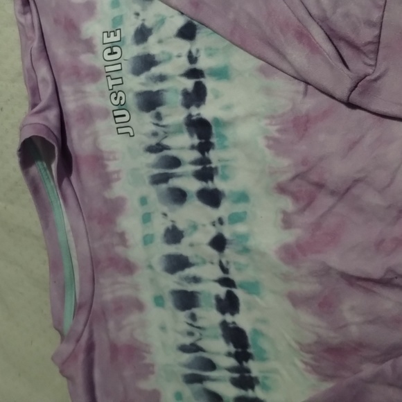 Justice purple tie dye pajamas - Picture 2 of 7